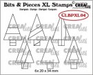 Crealies Bits & Pieces Clearstamps XL - no. 04 Trees