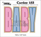 Crealies Cardzz no 153 - BABY (ENG)