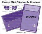 Crealies Cardzz Mini Dies Slimline 2x Envelope CLCZ99
