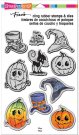 Stampendous Cling Stamp & Die Set - Halloween Hats