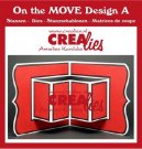 Crealies On The Move Dies - Design A CLMOVE01
