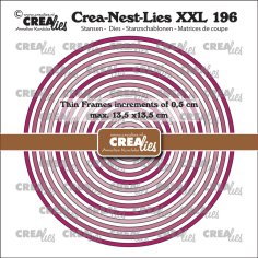 Crealies Crea-Nest-Lies XXL Dies - Thin Frames Circles Smooth