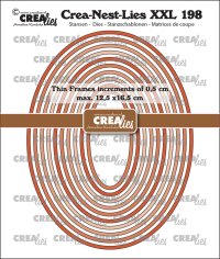 Crealies Crea-Nest-Lies XXL Dies Thin Frames Ovals Smooth