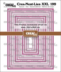 Crealies Crea-Nest-Lies XXL Dies Thin Frames Rectangles Smooth