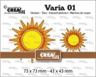 Crealies Varia Dies 01 - Sun