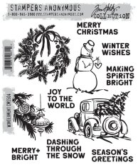 Tim Holtz Stampers Anonymous Cling Stamps - Wonderment