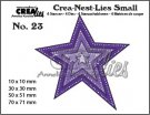 Crealies Crea-nest-Lies Dies - Small star with double dots (4 dies)