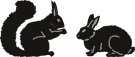 Marianne Design Craftables - Tinys Animals Squirrel & Rabbit