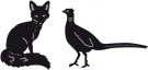 Marianne Design Craftables - Tinys Animals Fox & Pheasant