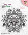 Nellies Choice Clear Stamps - Mandala Sunflower