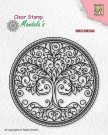 Nellies Choice Clear Stamps - Mandala Circle with Tree