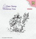 Nellies Choice Clear Stamps - Christmas Time Snowman
