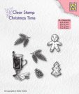 Nellies Choice Clearstamp - Christmas Time Deco