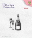 Nellies Choice Clearstamp - Christmas Time Champagne