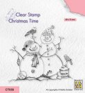 Nellies Choice Clear Stamps - Christmas Time Snowmen