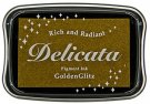 Tsukineko Delicata Large Inkpads - Golden Glitz