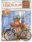 Stamperia Ephemera Pack - Create Happiness Welcome Home Bicycle and Flowers