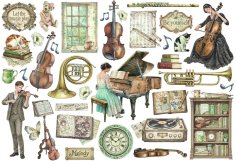 Stamperia Ephemera Pack - Symphony