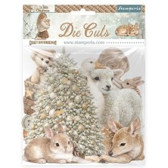 Stamperia Assorted Die Cuts - White Christmas