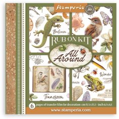 Stamperia 15,5x15,5cm Rub-On Assortment - All Around