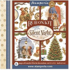 Stamperia 15,5x15,5cm Rub-On Assortment - Silent Night (6 sheets)