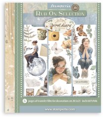 Stamperia 20,5x23cm Rub-On Assortment - Secret Diary