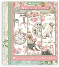 Stamperia 20,5x23cm Rub-On Assortment - House of Roses