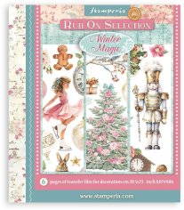 Stamperia Rub-On 20,5x23cm Assortment - Winter Magic (6 sheets)