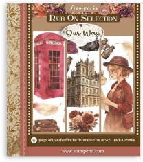 Stamperia 20,5x23cm Rub-On Assortment - Our Way (6 sheets)