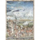 Stamperia A4 Rice Paper Sheet - Sir Vagabond Cityscape