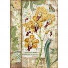 Stamperia A4 Rice Paper Sheet - Amazonia Orchid