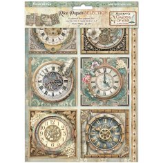 Stamperia A4 Rice Paper Selection - Gardens of Time