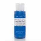 Docrafts Artiste Acrylic Paint - Metallic Sapphire (59 ml)