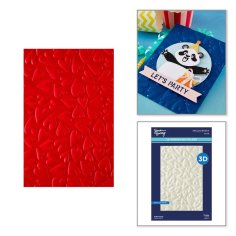 Spellbinders 3D Embossing Folder - Puffy Hearts by Simon Hurley