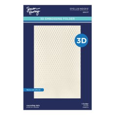 Spellbinders 3D Embossing Folder - Cascading Coneflowers Cascading Dots
