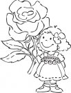 Marianne Design Elines Flower Girlz Clear Stamp - Rose