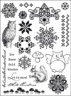 Marianne Design Elines Clear Stamp Set - Let It Snow