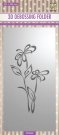 Nellies Choice 3D Embossing Folder - Slimline Flower
