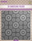 Nellies Choice 3D Embossing Folder - Flower Pattern