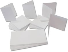 6"x6" White Cards & Envelopes Pack (50 pack)