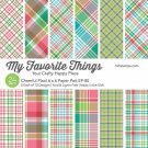 My Favorite Things 6”x6” Paper Pad - Cheerful Plaid (24 sheets)