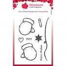 Woodware 3"x4" Clear Stamps - Singles Gloves
