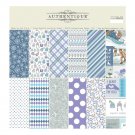 Authentique 12”x12” Cardstock Pad - Frosted (18 sheets)