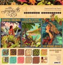 Graphic 45 - Tropical Travelogue 12" x 12" Double-Sided Paper Pad (24 sheets)