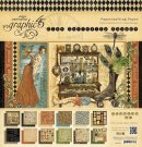 Graphic 45 -  8" x 8" Olde Curiosity Shoppe Paper Pad (24 sheets)