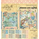 Graphic 45 8"x8" Paper Pad Alice's Tea Party (24 sheets)