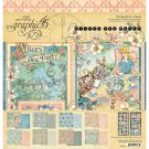 Graphic 45 12"x12" Collection Pack - Alice's Tea Party (17 sheets)