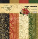 Graphic 45 Warm Wishes 12”x12” Patterns & Solids Paper Pack (16 sheets)