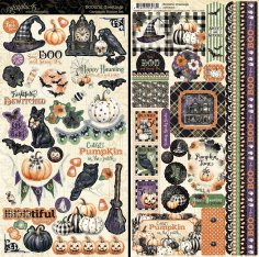 Graphic 45 Sticker Set - BOOtiful Greetings
