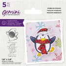 Crafters Companion Gemini Stamp & Die Set - Wobbling Penguin
